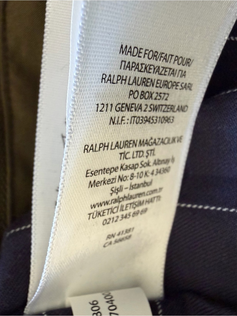 Polo Ralph Lauren Bi-Swing Harrington Bomber Jacket Olive Green Full Zip size M - Picture 5 of 7